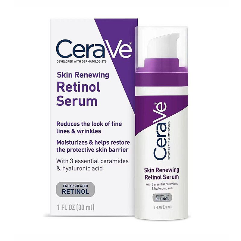 [stock in Thailand ]CeraVe Resurfacing /Skin Renewing/Hydrating Hyaluronic Retinol Serum 30ml Best Selling Retinol ลดเลือนรอยสิว กระจ่างใส