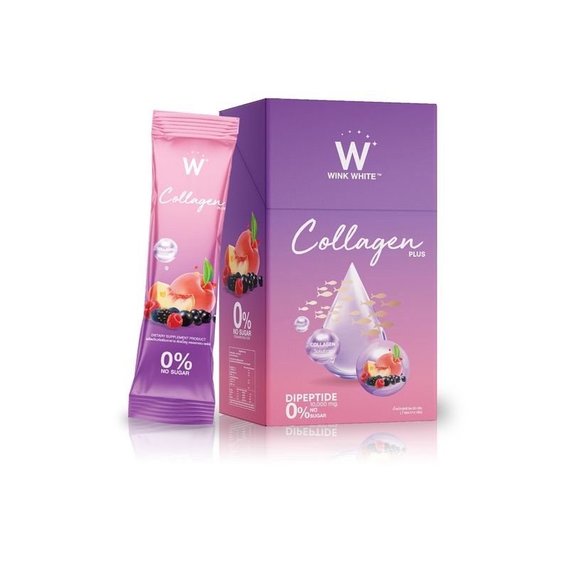 WINK WHITE W Collagen Plus วิงค์ไวท์ ดับเบิ้ลยู คอลลาเจนพลัส ผิวใส