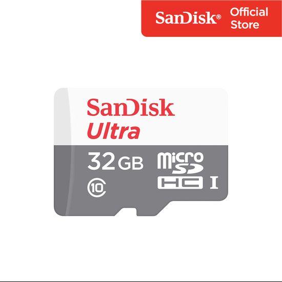 Sandisk Micro Ultra Lite Speed 100MB , 32GB ,C10, UHS-1,R, 3x5 - (SDSQUNR-032G-GN3MN)