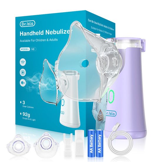 Dr.Isla N6PLUS Silent Ultrasonic Medical Nebulizer Portable handheld ultrasonic nebulizer เครื่องพ่นยาทางการแพทย์ เครื่องnebulizer ใช้ในบ้าน nebulizerล้ำมือถือแบบพกพา เหมาะสำหรับทุกวัย