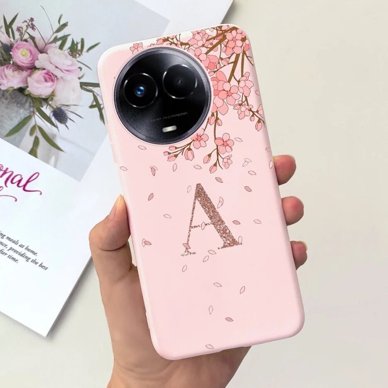 สำหรับ Realme 11 5G เคส Realme 11X RMX3785มงกุฎน่ารักตัวอักษรครอบ TPU นุ่มเคสโทรศัพท์สำหรับ Realme 11X Realme11 5G ถุงฝาหลัง