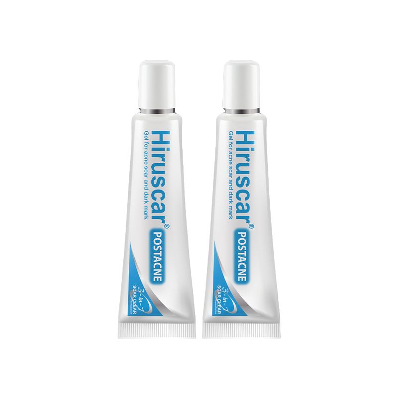 Hiruscar Post Acne 10g. x2 ฮีรูสการ์ โพสต์ แอคเน่ เจลดูแลรอยสิว รอยดำ 10 กรัม x2