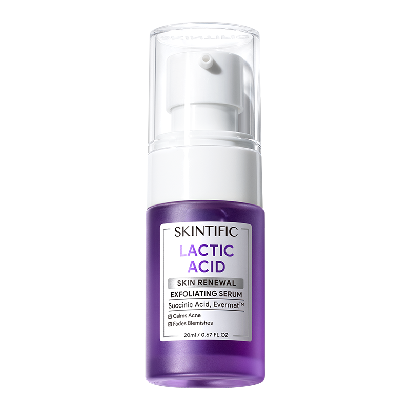 SKINTIFIC  เซรั่มกรดแลคติก เพื่อฟื้นบำรุงและผลัดเซลล์ผิว Lactic Acid Skin Renewal Exfoliating Serum