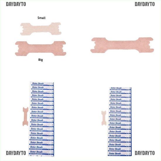 Daydayto 10 แถบปิดจมูก ขนาดเล็ก ขนาดใหญ่ หายใจสะดวก ขายส่ง