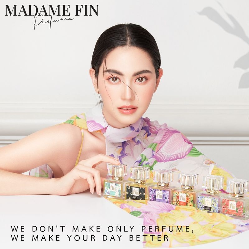 Madame Fin ​:น้ำหอมมาดามฟินรุ่นคลาสิค,คลาสสิคแดง+โลชั่นแดง;คลาสสิคส้ม+โลชั่นดำ,Free Shipping