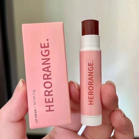 Herorange ลิปบาล์ม เพิ่มความชุ่มชื้น และเจือจางริมฝีปาก ลดเลือนริ้วรอย