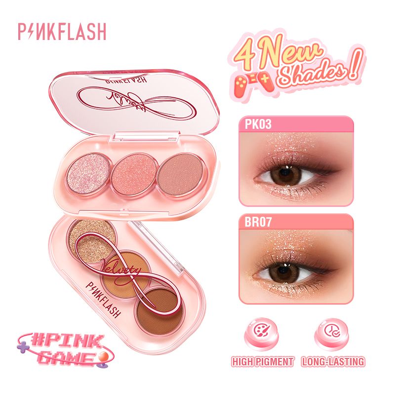 PINKFLASH:#Pinkgame พาเลทอายแชโดว์เกม,BR06