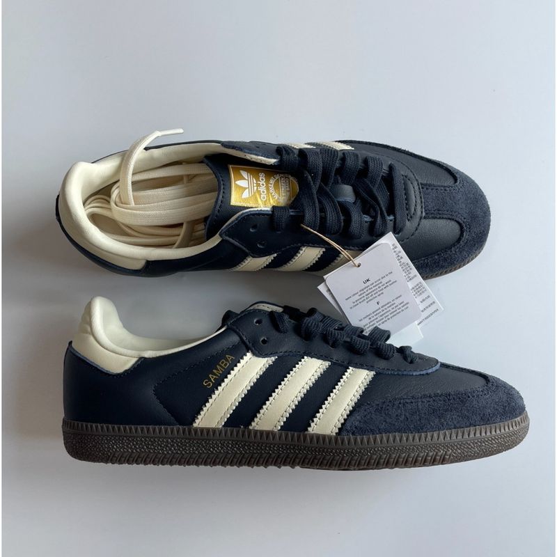 (ของแท้ 100%) adidas originals Samba og รองเท้าผ้าใบลำลองและสบายสำหรับผู้ชายและผู้หญิง