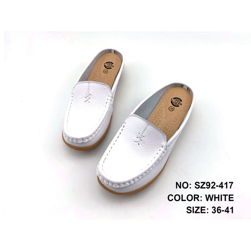 CSB รองเท้าหนังวัว SZ92-417 รองเท้าแฟชั่นใส่สบายเปิดส้น