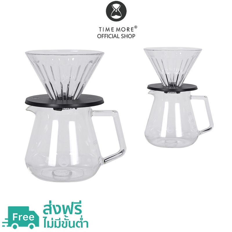 TIMEMORE OFFICIAL Crystal Eye Brewer Set ชุดดริปกาแฟ  ดริปเปอร์พร้อมเหยือก