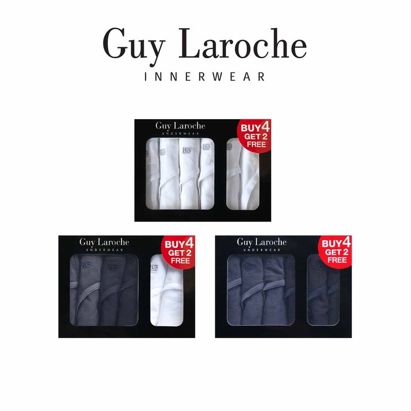 Guy Laroche กางเกงในกีลาโรช รุ่น PACK 6 ชิ้น Cotton spandex (JUS4905R4)