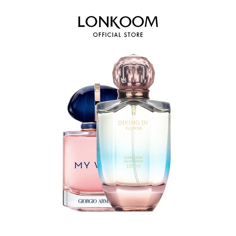 LONKOOM น้ำหอมผู้หญิง 100ml Perfume SHINY (EDP) Floral น้ำหอมติดทนนาน หอม นุ่ม ละมุน น้ำหอม เหมาะสำหรับผู้หญิงสายหวาน