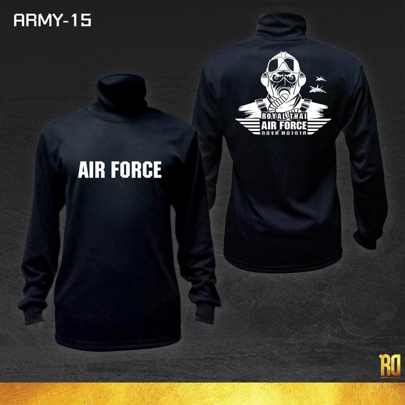 ARMY-15 เสื้อซับในทหารอากาศ แขนยาวคอเต่า