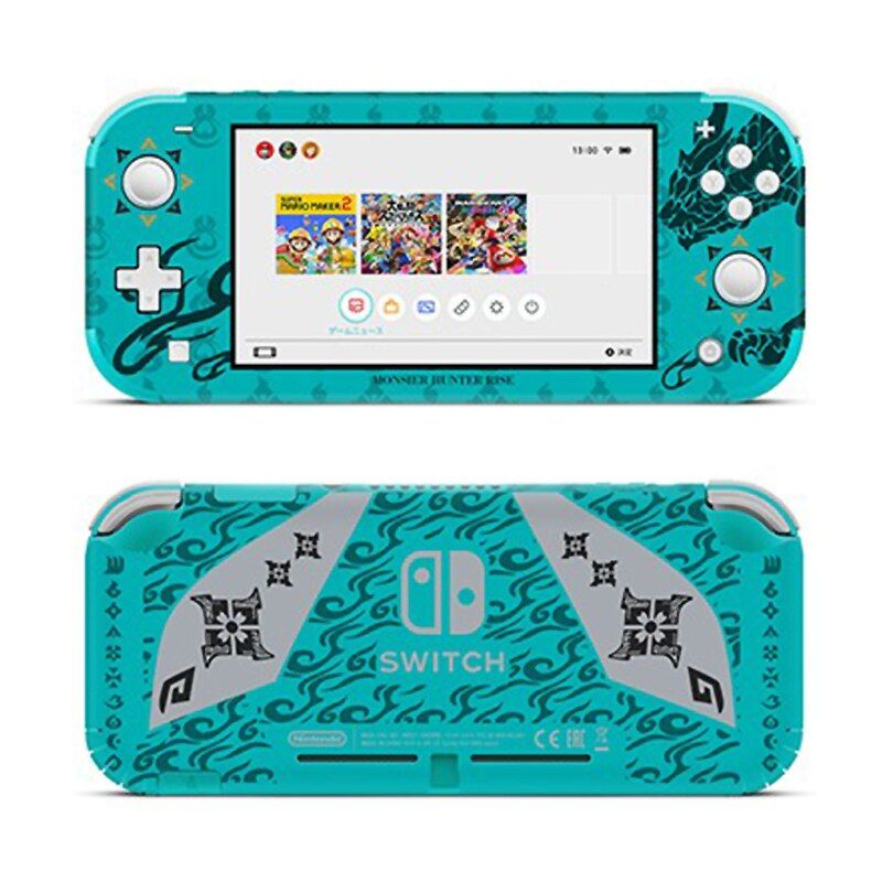 สติ๊กเกอร์ไวนิลลายการ์ตูน Monster Hunter Rise Ns Lite คุณภาพสูงสําหรับ Nintendo Switch