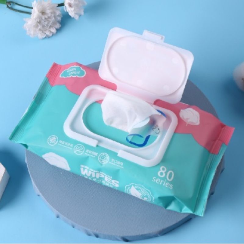 Helloshop 90288 ทิชชู่เปียก 50 แผ่น กระดาษเปียก Baby Wipes กระดาษทิชชู่เปียก สูตรน้ำบริสุทธิ์ ผ้านุ่มชุ่มชื่น