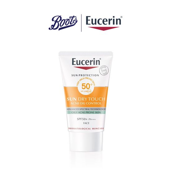 Eucerin Sun Dry Touch Oil Control Spf50+ ยูเซอริน ซัน ดราย ทัช ออยล์ คอนโทรล เฟซ เอสพีเอฟ50+