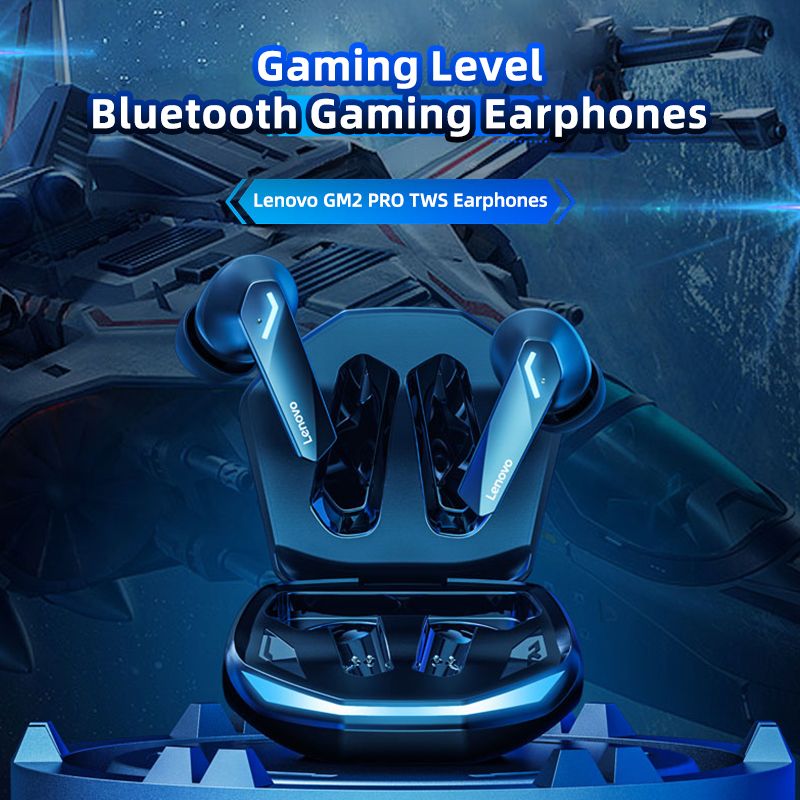 Lenovo Thinkplus GM2PRO  หูฟังTWS หูฟังบลูทูธ Gaming หูฟังบลูทูธเกมมิ่ง Bluetooth 5.3 หูฟังไร้สาย หูฟังบลูทูธไร้สาย Support Android/IOS