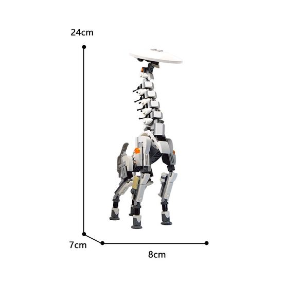 Buildmoc บล็อคตัวต่อหุ่นยนต์ Horizon Zero Dawn 238 ชิ้น MOC