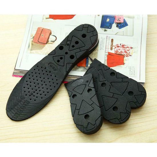 (แผ่นเสริมส้น 4 ชั้น) ที่เสริมส้นรองเท้า 1 คู่ ปรับสูงได้ 4 ระดับ Insole 1 pair 4 layers 3/5/7/9 cm