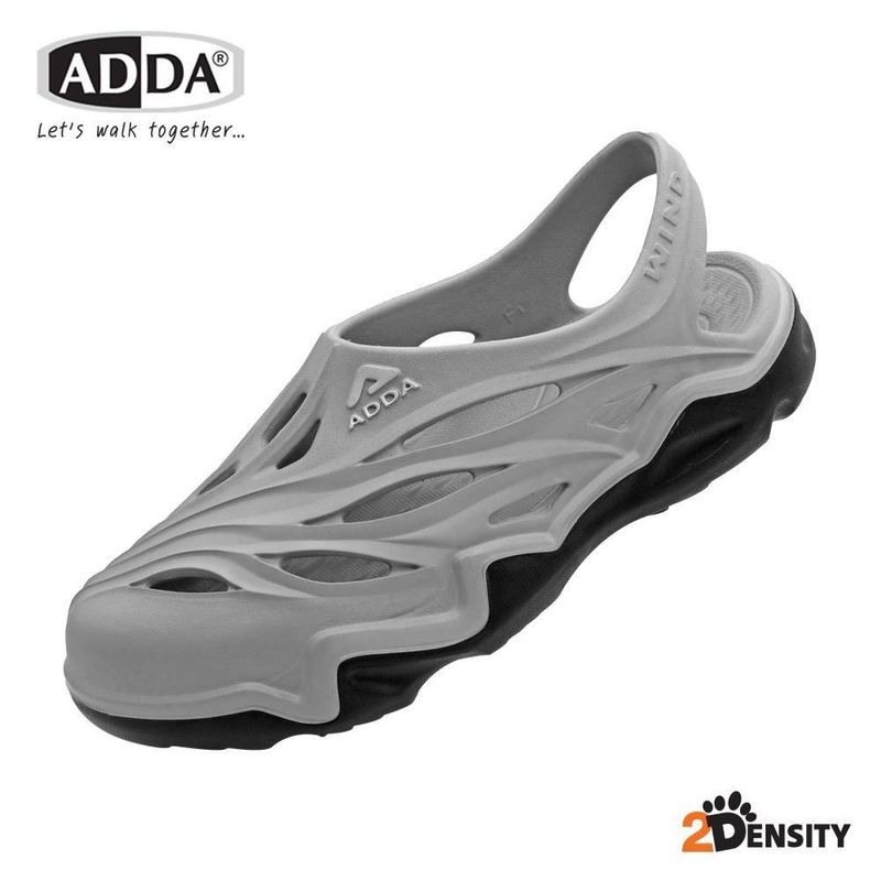 Size 4-11 : New ADDA Wind รองเท้าแตะ ลำลอง ผู้ชาย,ญ แบบสวมหัวโต รัดส้น 5TD75W1 และ M1 แท้จากโรงงาน