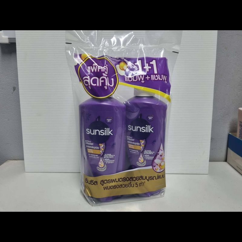 ซันซิล แชมพูสระผม และครีมนวด แบบแพ็กคู่สุดคุ้ม 1+1 แชมพู+แชมพู และ แชมพู+ครีมนวด ขนาด350 + 350 มล. ส่งเร็วจาก กทม.