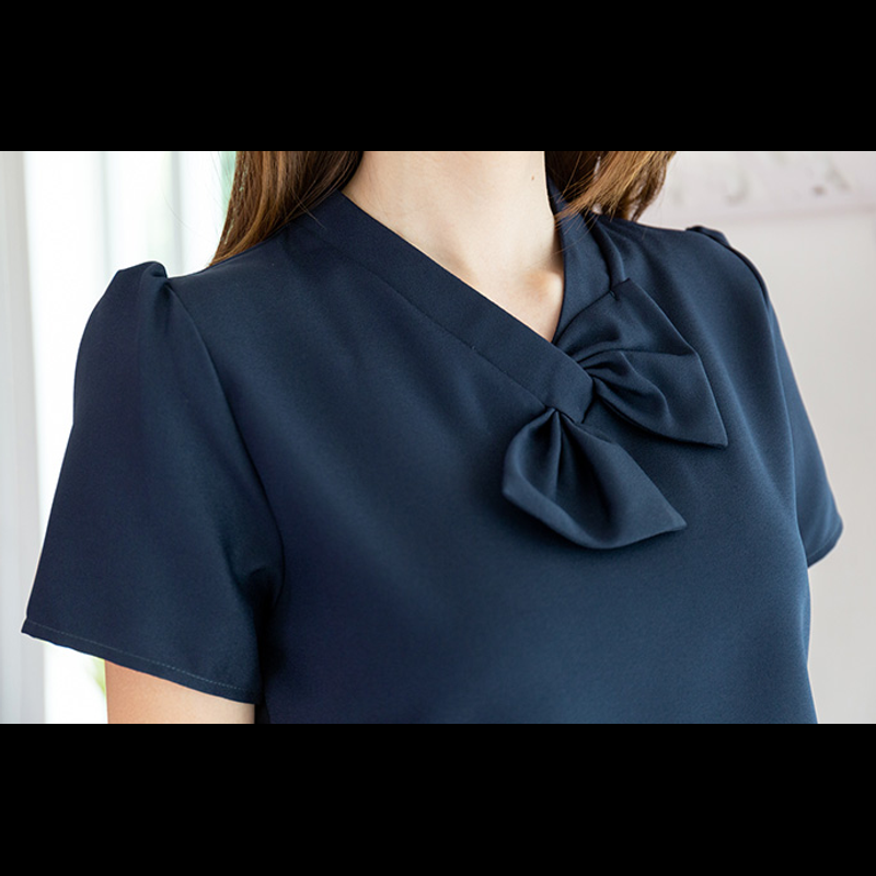 Narinari : NT2227 Bow Collar Blouse