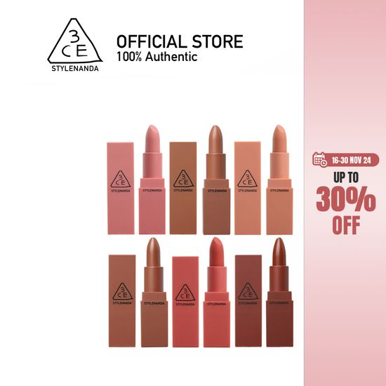 3CE MOOD RECIPE MATTE LIP COLOR ทรีซีอี มู้ด เรซิพี แมท ลิป คัลเลอร์ เครื่องสำอาง ลิป ลิปสติก ลิปแมท