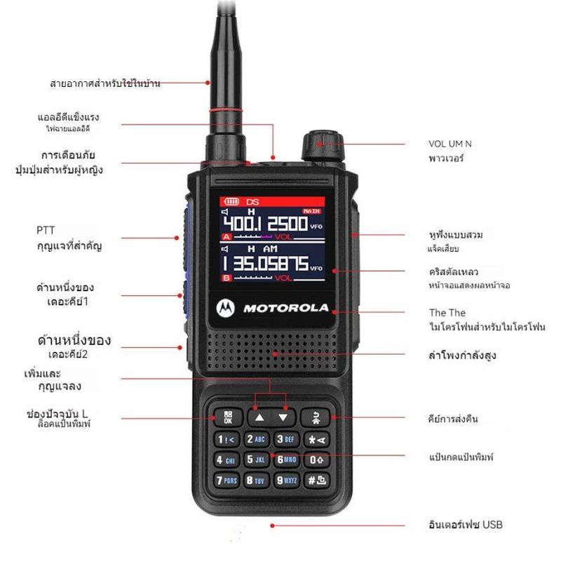 Motorola:GP338 PLUS,เครื่องหนึ่ง