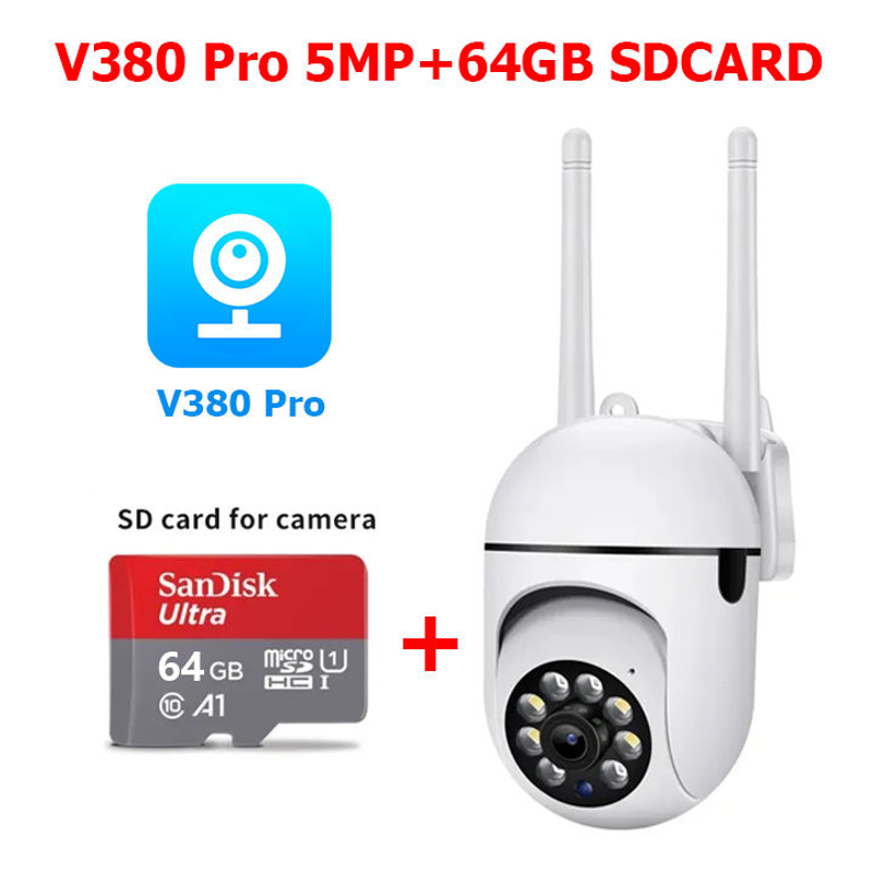 ซื้อ1แถม1 กล้องวงจรปิด CCTV Camera V380 Pro กล้องวงจรปิด กล้องวงจรปิดไร้สาย 360° wifi 2023 Full HD 5MP IP Camera 5ล้านพิกเซล กล้องอินฟาเรด กล้องวงจรปิดดูผ่านมือถือ Outdoor กล้องวงจรปิด