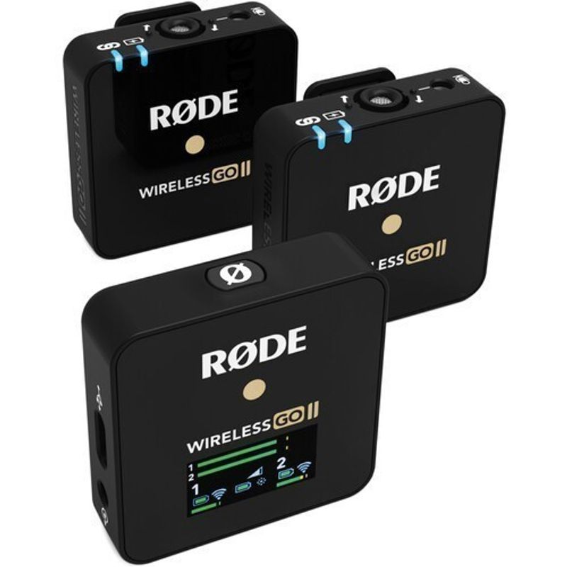 Rode Wireless ไมค์ไร้สาย GO II 2-Person Wireless Microphone System Recorder (ประกันศูนย์ 1 ปี)