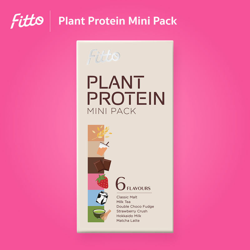 Fitto Plant Protein Mini Pack (6 ซอง 6 รสชาติ)