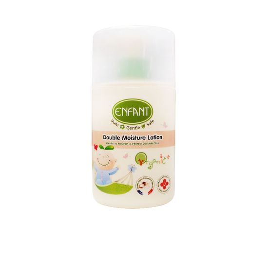 ENFANT(อองฟองต์) Organic Plus Double Moisture Lotion ดับเบิ้ล มอยส์เจอร์ โลชั่น สูตรเนื้อครีมเข้มข้น 250 ml.