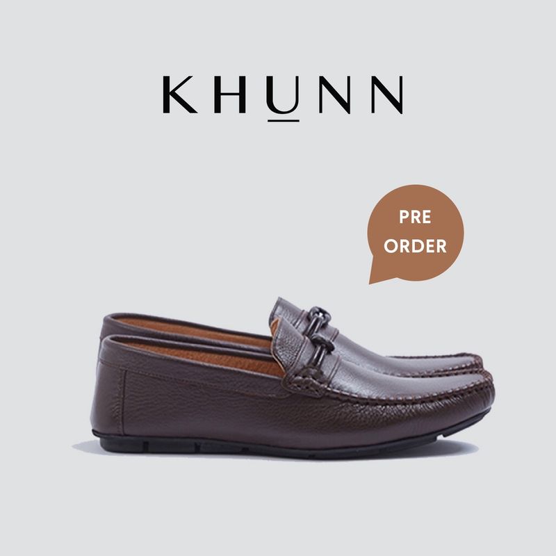 PRE-ORDER รองเท้าหนัง KHUNN รุ่น Stark สี Dark Choc