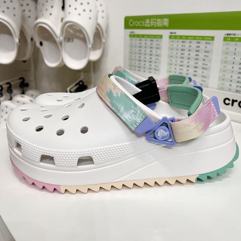 Croc Hiker OMBRE CLOG croc แท้ รองเท้าไปทะเล  รองเท้าหัวโตส้นสูง |208285