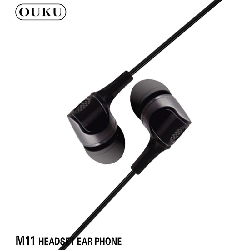 OUKU M11 หูฟังราคาถูก คุณภาพสูง เสียบเน้นๆ เสียงดี พร้อมส่ง