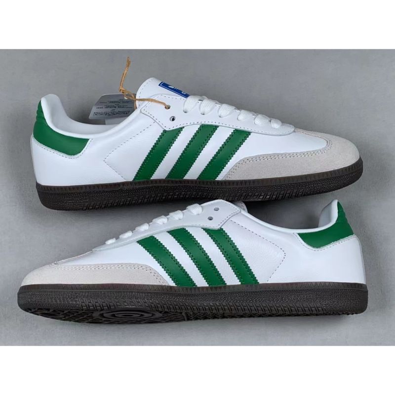 (ของแท้ 100%) adidas originals Samba og รองเท้าผ้าใบลำลองและสบายสำหรับผู้ชายและผู้หญิง