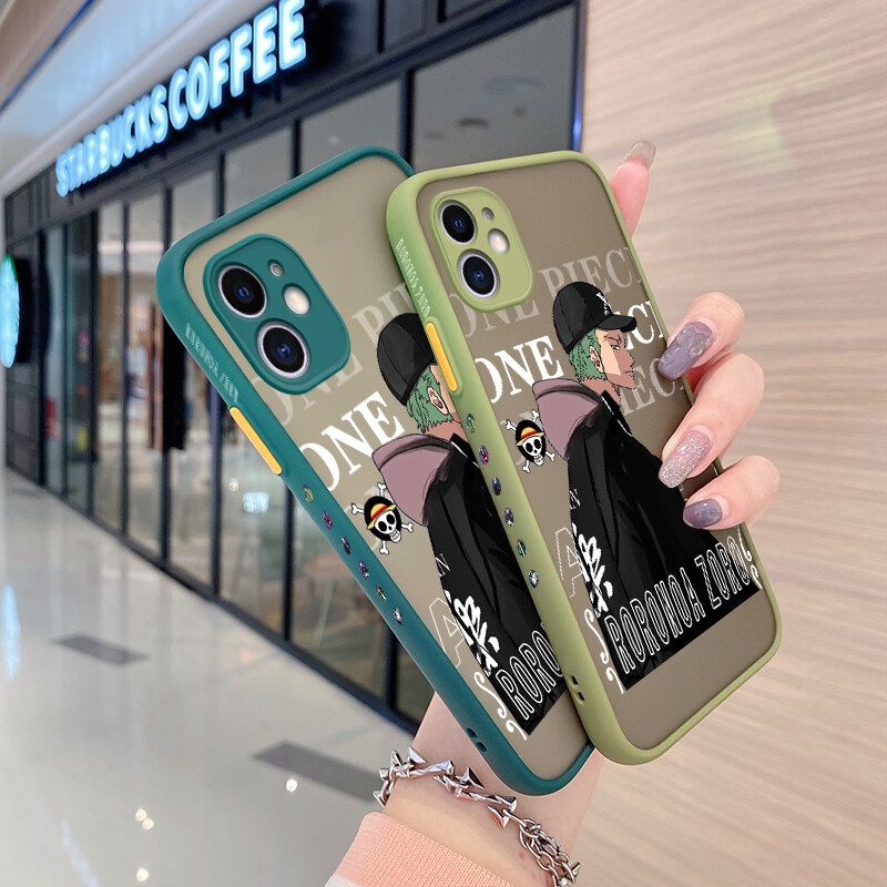 Yiเวปไซต์สำหรับ Xiaomi 11 Lite 4G 11 Lite 5G Ne 11 Pro 11 Ultra Case แฟชั่น RoRonoa Zoro เคสโทรศัพท์ดีไซน์ใหม่เคสโทรศัพท์แบบแข็งบางมีน้ำค้างแข็งเคสซิลิโคนแบบเต็มเคสป้องกันกล้องกันกระแทก