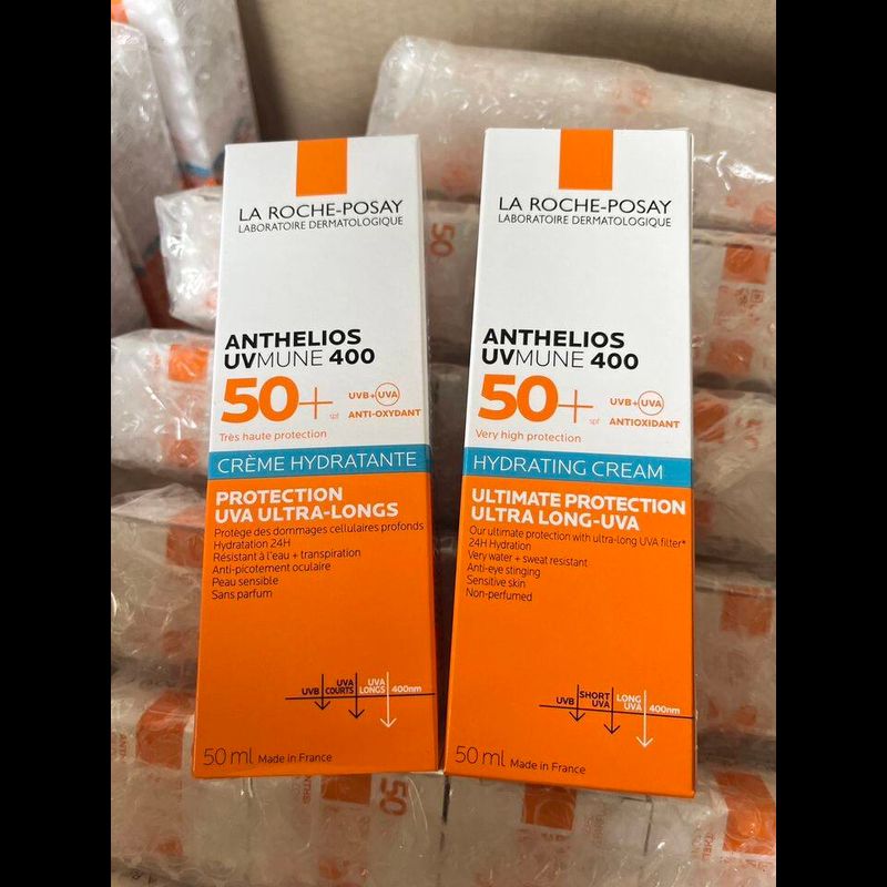 ครีมกันแดดกันน้ำ Anthelios XL SPF50+ Anti-Shine Dry Touch Gel-Cream Sunscreen - ผิวผสมถึงผิวมัน 50ml