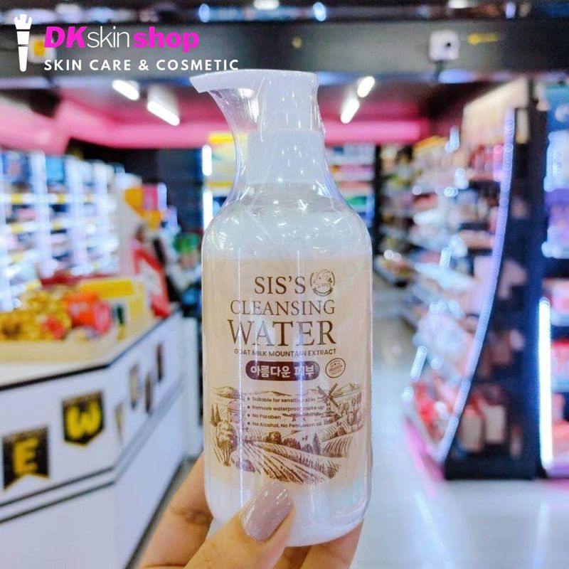 คลีนซิ่งนมแพะ ซิสส์ คลีนซิ่ง วอเตอร์ โกท มิลค์ เมาน์เทน เอคแทร็ค SISS Cleansing Water Goat Milk Mountain Extract 250 ml.