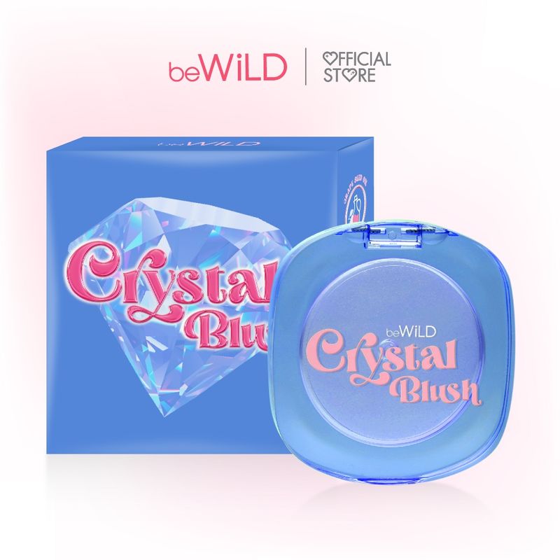 beWiLD Crystal Blush บลัชออนเนื้อเจลลี่คริสตัลใส เปลี่ยนสีตามค่า pH ของผิว