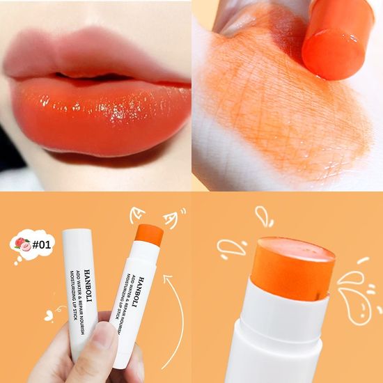 Beauty Glazed Hanboli Korea Yuan ลิปบาล์ม ให้ความชุ่มชื้น สําหรับแต่งหน้า ลิปกลอส