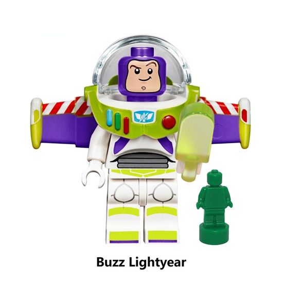 Buzz Lightyear บล็อกตัวต่อ รูปดิสนีย์ Toy Story ของเล่นสําหรับเด็ก