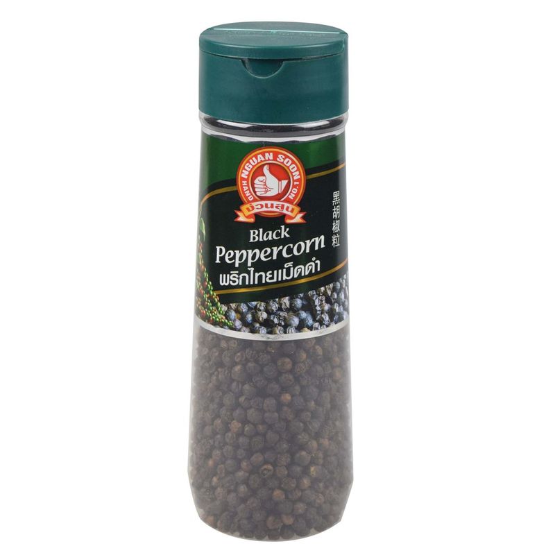 ง่วนสูน พริกไทยเม็ดดำ 100 g ขวดพลาสติก Black Peppercorn