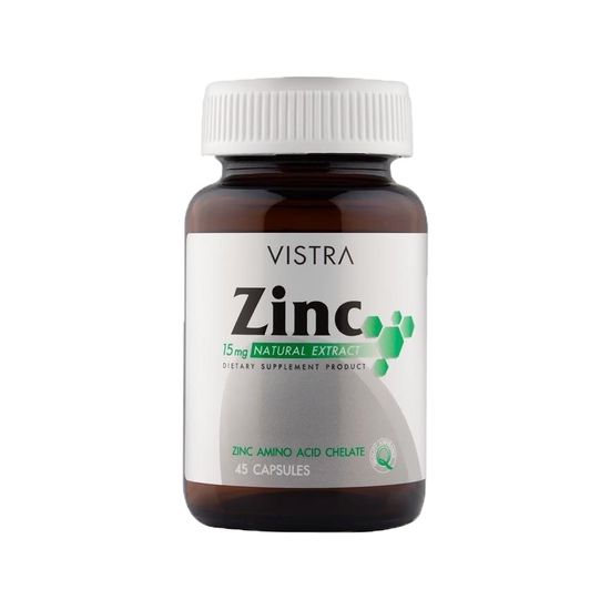 [เซ็ตสุดคุ้ม! สู้ผมร่วง] Siriraj ศิริราช แชมพู 1 ชิ้น + Vistra วิสทร้า Zinc 15mg (45 Tablets) ขนาด 22.5กรัม