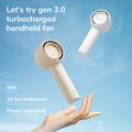 JISULIFE:Mini Portable Fan,Desert Brown（2000mAH）