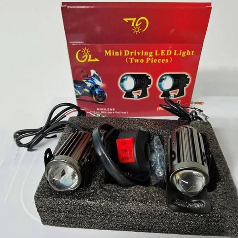 DEMA ไฟตัดหมอก หน้ารถ ไฟสปอตไลท์ LED สว่างมาก 2 สเต็ปกันน้ำ: IP 68