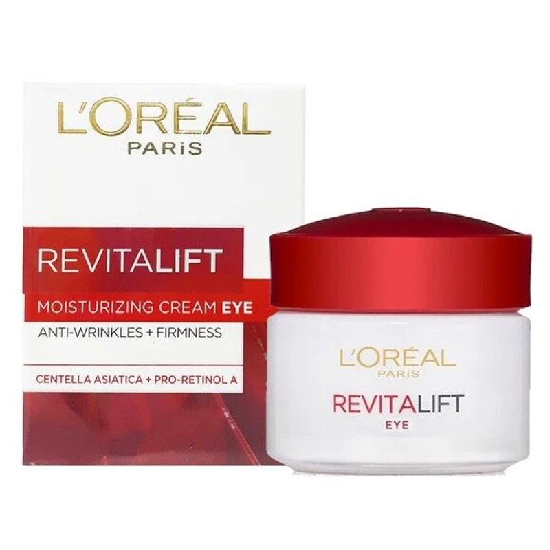 LOREAL Revitalift Eye Cream 15ml. ลอรีอัล ปารีส รีไวทัลลิฟท์ อายครีม ลดเลือนริ้วรอยผิวรอบดวงตา