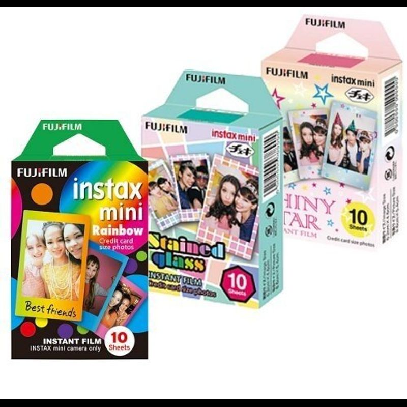 Fujifilm Film instax mini ฟิล์มคละลายการ์ตูน  พร้อมส่ง