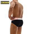 CMENIN BS 3Pcs ใหม่ผ้าฝ้าย Jockstrap ชุดชั้นในชายสั้นสะโพกยกเซ็กซี่ชายกางเกงในชายกางเกงผู้ชาย BS842