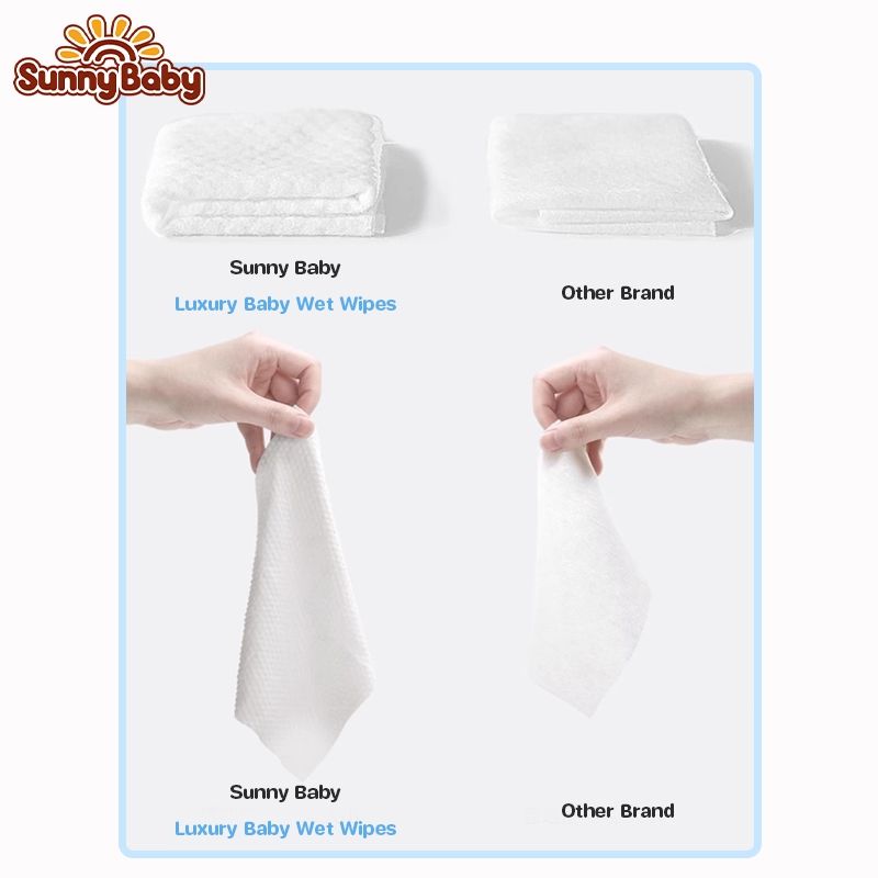 Sunny Baby:Sunny Baby Wipes ซันนี่ เบบี้ ทิชชู่เปียก,Freely(80แผ่น) 1แถม1